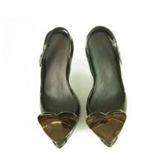 Heart peep-toe slingbacks by Vivienne Westwood - Picture 2 of 4